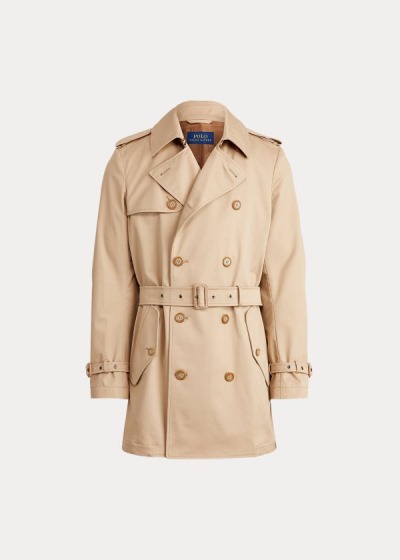 Men's Polo Ralph Lauren Stretch Chino Trench Coat | 753921TGR